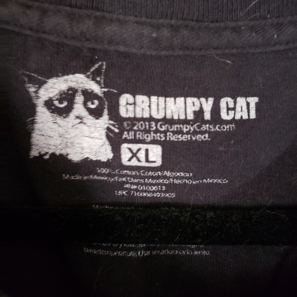 Grumpy Cat Happy Face t-shirt XL - Picture 2 of 2